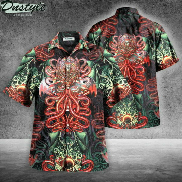 Cthulhu Hawaiian Shirt Beach Summer Outfit