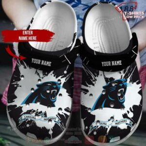Carolina Panthers Nfl Crocs Shoes JR