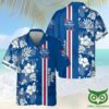 Customized Pabst Blue Ribbon Bright Blue Hawaiian Shirt