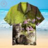 Cute Kitten Hawaiian Shirt Beach Summer Outfit