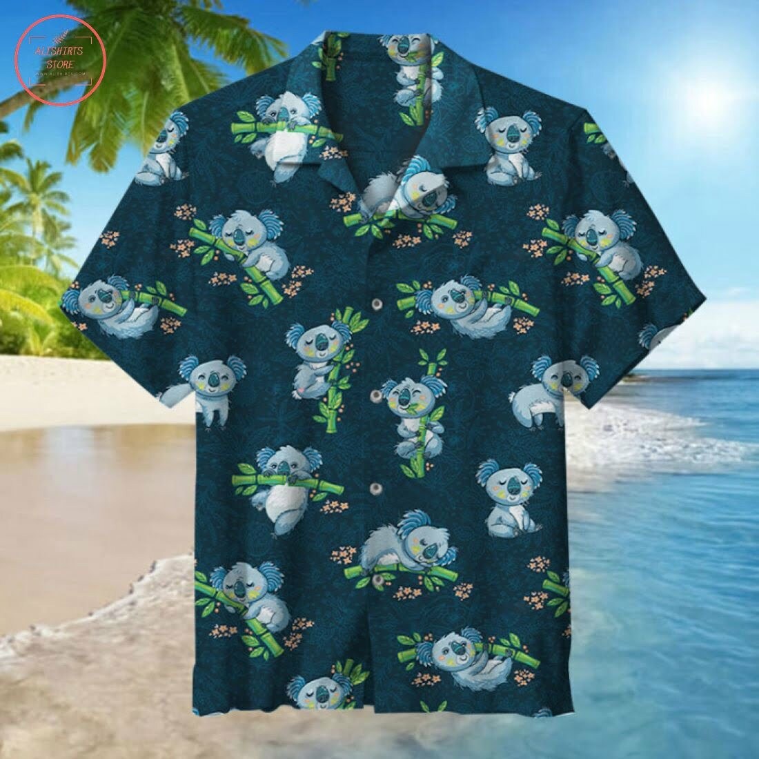 Cute Koala Hawaiian Shirt Beach Summer Outfit