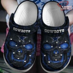 Dallas Cowboys Skull Crocs Shoes XY