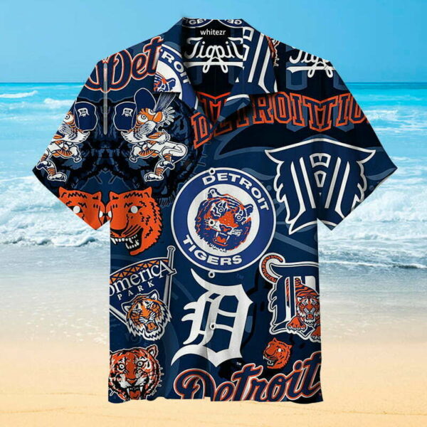 Detroit Tigers Hawaiian Shirt Summer Beach Outfit