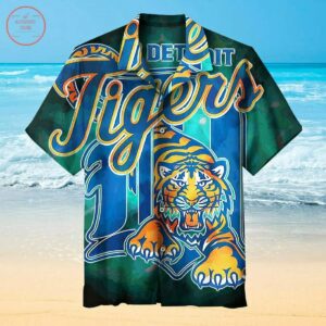 Detroit Tigers Hawaiian Shirt Beach Outfit Summer