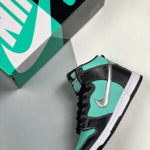 Diamond Supply Co. x Nike SB Dunk High Premium Aqua Chrome-Black For Sale