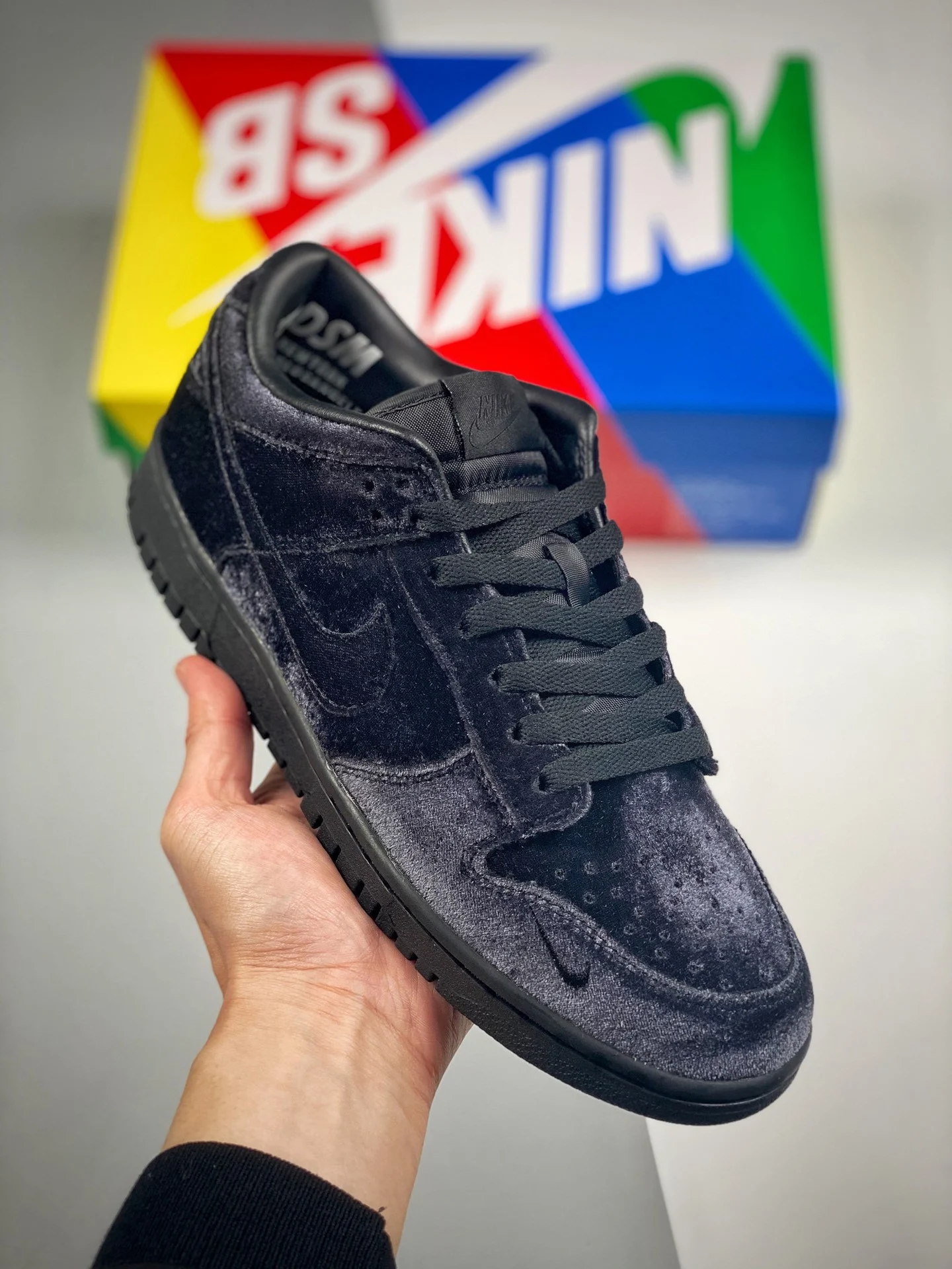 Dover Street Market x Nike Dunk Low Triple Black DH2686-002 For Sale