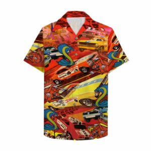 Drag Racing Snake And Mongoose Car Hawaiian Shirt