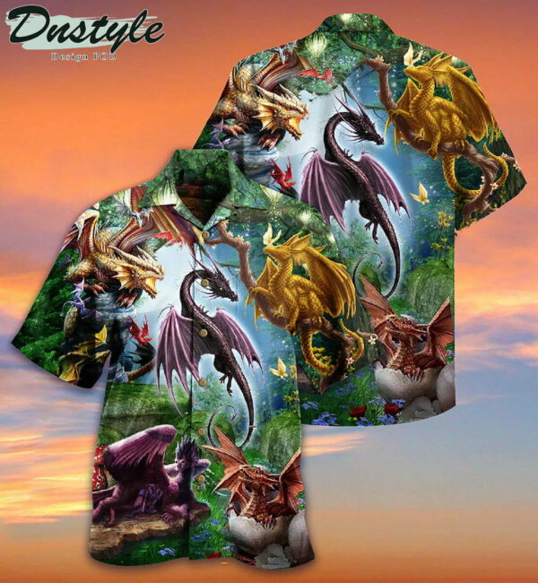 Dragon Fly Love Life Hawaiian Shirt