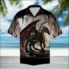 Dragon Hawaiian Shirt Summer Outfit Beach