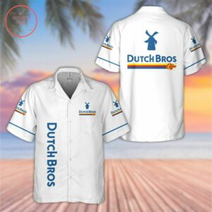 Dutch Bros Coffee Hawaiian Shirt Summer Beach Outfit