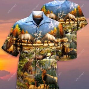 Find Me Where The Wild Things Are Deer Hawaiian Shirt