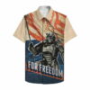For Freedom Brotherhood Of Steel Hawaiian Shirt