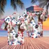 Goat Lovers United States Flag Hawaiian Shirt