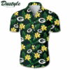 Green Bay Packers Floral Hawaiian Shirt