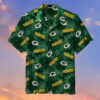 Green Bay Packers Forest Green S Hawaiian Shirt