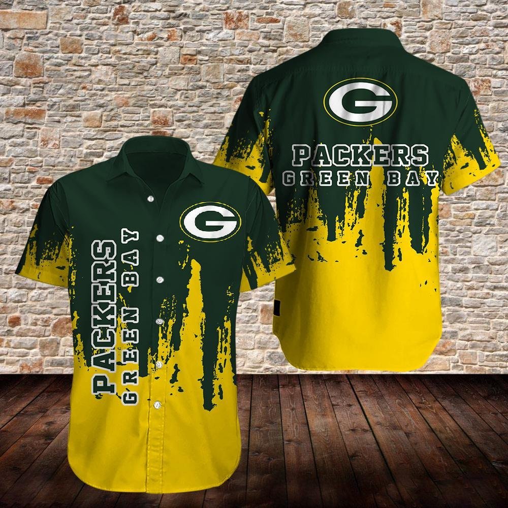 Green Bay Packers Hawaiian Shirt Summer Outfit Beach