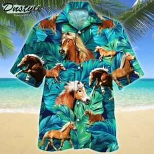 Haflinger Horse Lovers Hawaiian Shirt