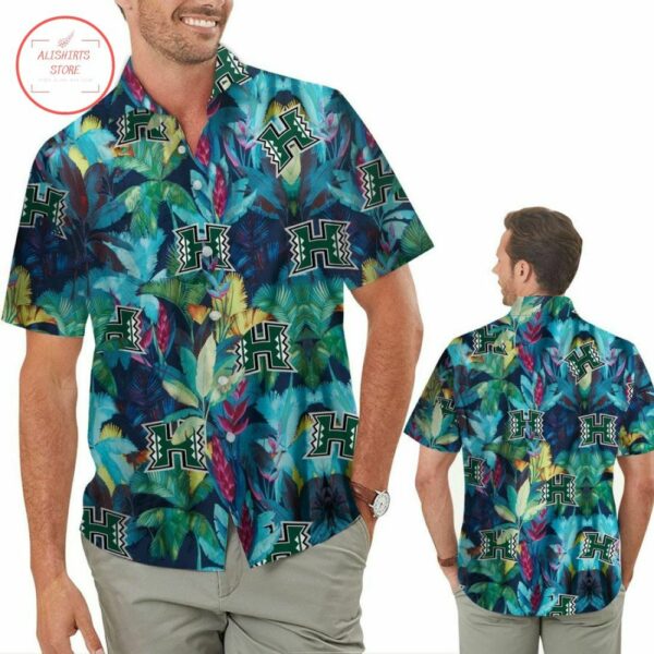 Rainbow Warriors Floral Tropical Hawaiian Shirt