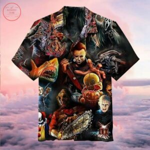 Horror Movies Hawaiian Shirt Summer Outfit Beach