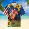 Horse Racing Suower Hawaiian Shirt