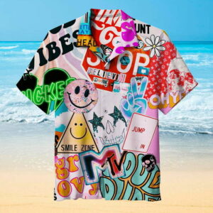 I Love Rock Band Hawaiian Shirt Summer Beach Outfit