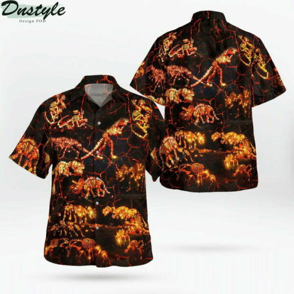 In To The Park Dinosaurs Hawaiian Shirt