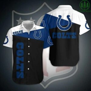 Indianapolis Colts Special Edition Button Hawaiian Shirt