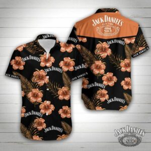 Jack Daniels Whiskey Hawaiian Shirt