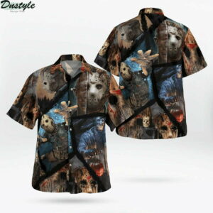 Jason Voorhees Hawaiian Shirt Outfit Summer Beach