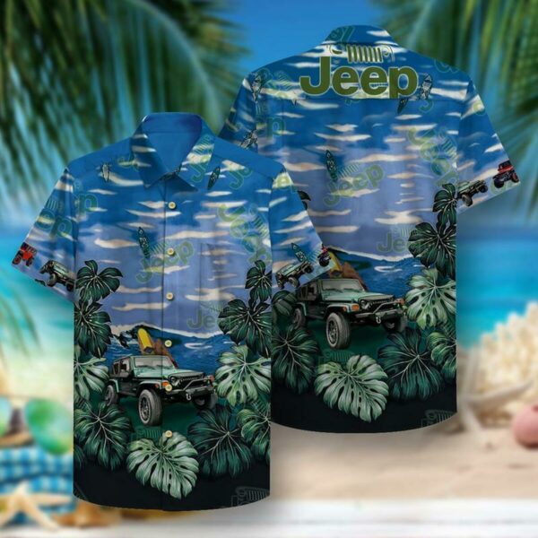 Jeep Hawaiian Shirt Outfit Beach Summer