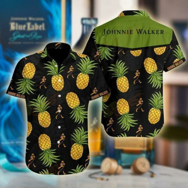 Johnnie Walker Hawaiian Shirt Beach Summer Outfit