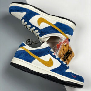 Kasina x Nike Dunk Low Sail University Gold-Industrial Blue For Sale