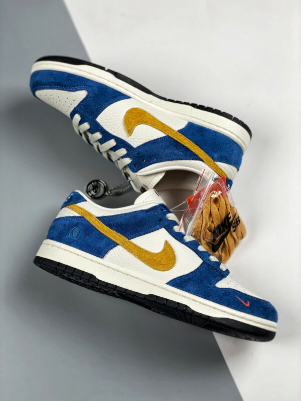 Kasina x Nike Dunk Low Sail University Gold-Industrial Blue For Sale