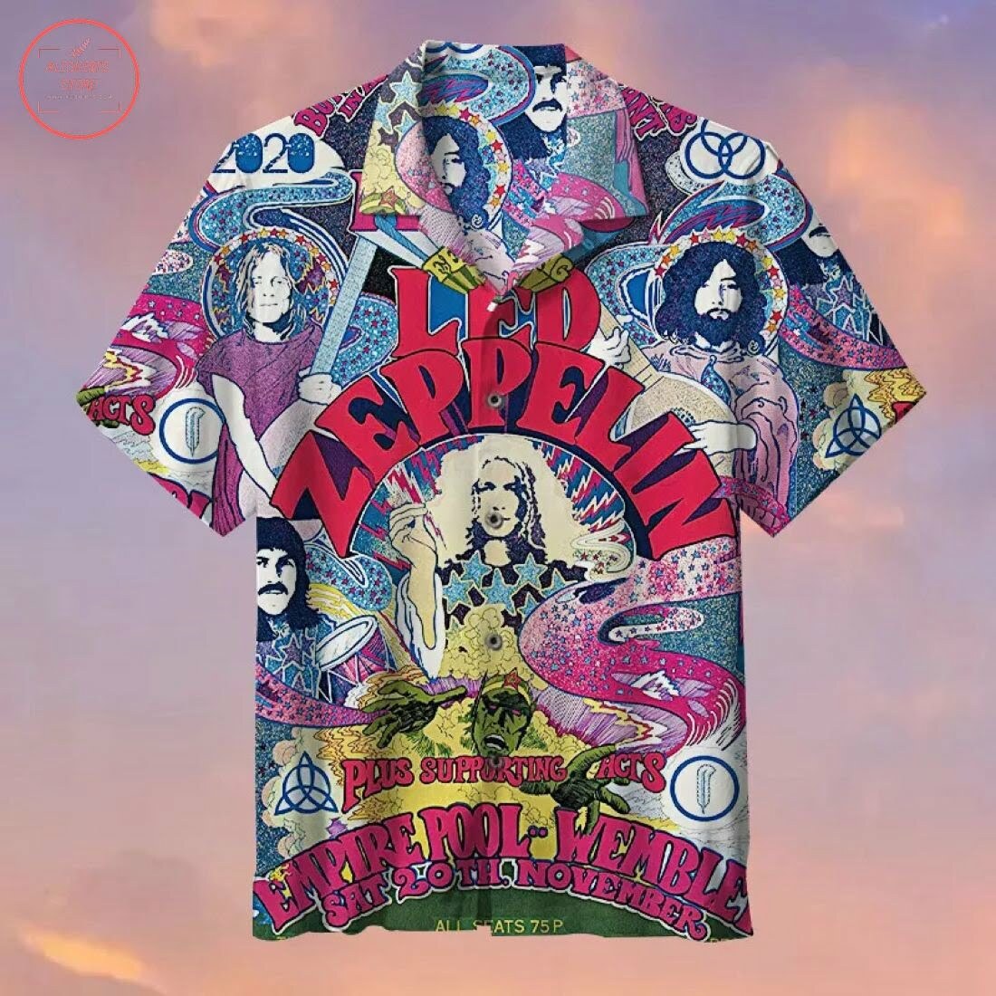 Led Zeppelin Creative Ing Hawaiian Shirt