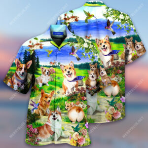 Life Is Better With A Corgi Hawaiian Shirt