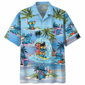 Lilo & Stitch Time Hawaiian Shirt