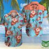 Little Miss Spice Girls Floral Blue And Red Hawaiian Shirt