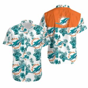 Miami Dolphins Hawaiian Shirt Summer Beach Outfit
