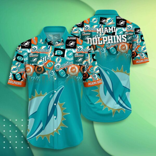 Miami Dolphins Hawaiian Shirt Summer Beach Outfit