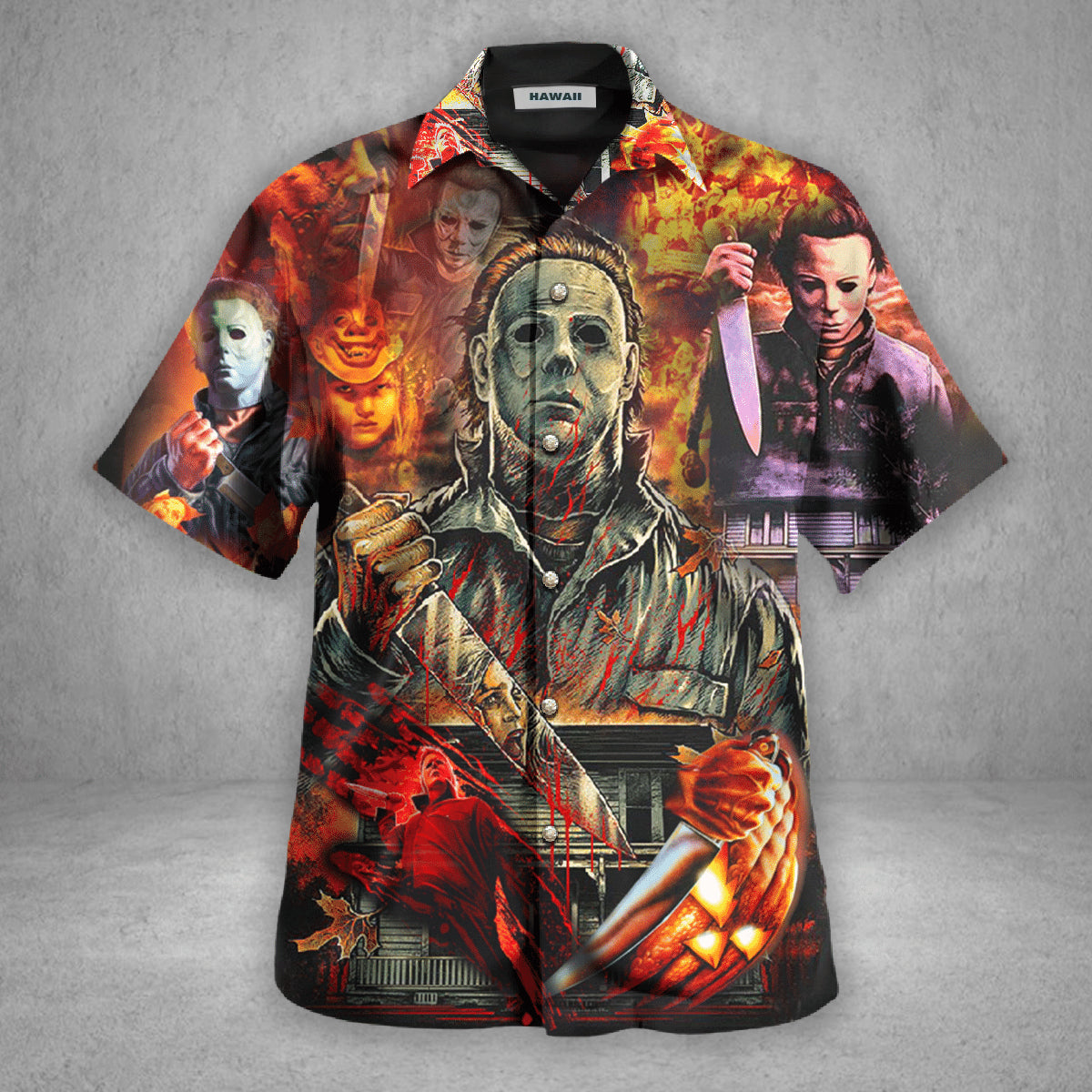 Michael Myers A Real Man Will Chase Affter You Hawaiian Shirt