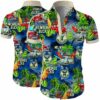 Milwaukee Bucks Tropical Flower Hawaiian Shirt