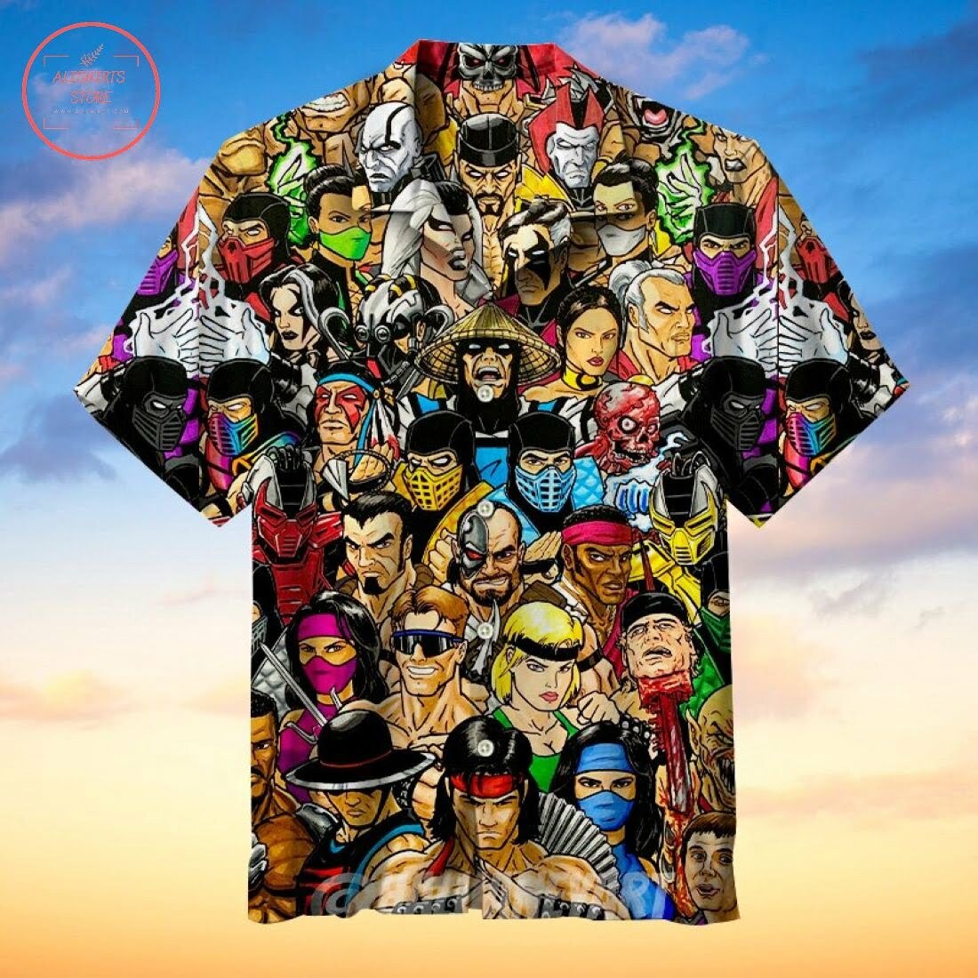 Mortal Kombat Character Hawaiian Shirt