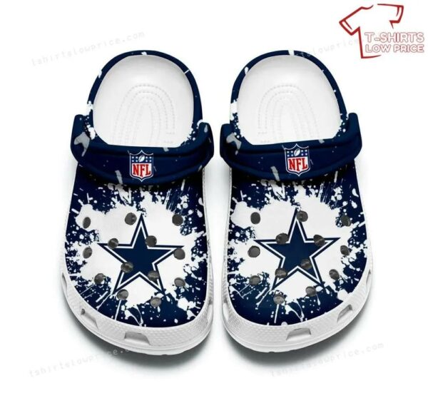 Nfl Football Dallas Cowboys Crocs Shoes CH