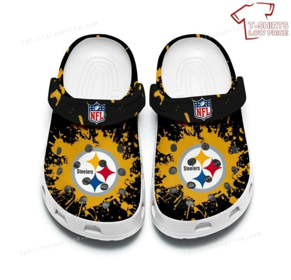 Nfl Football Pittsburgh Steelers Crocs Shoes KE