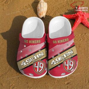 Nfl Football San Francisco 49Ers Crocs Shoes RB