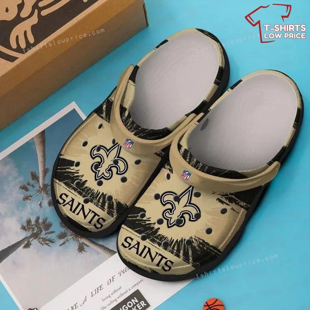 Nfl New Orleans Saints Football Crocs Shoes AE