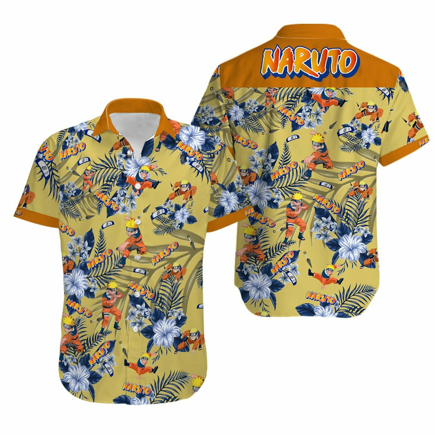 Naruto Anime For Men Custom Hawaiian Shirt