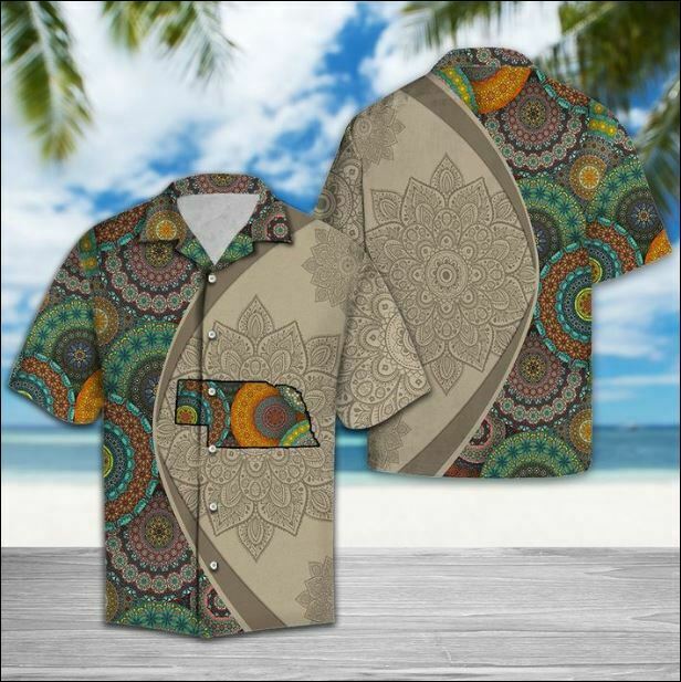 Nebraska Mandala Hawaiian Shirt Summer Outfit Beach
