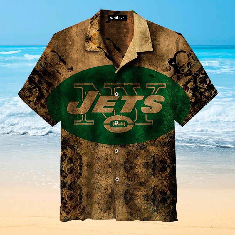New York Jets Nostalgic Hawaiian Shirt