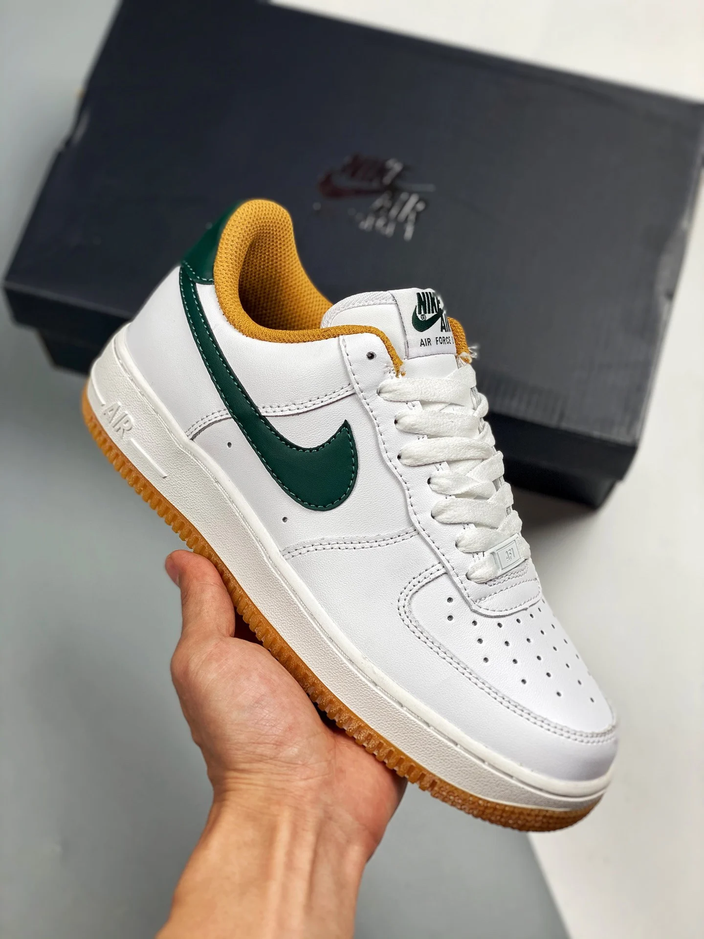 Nike Air Force 1 07 LX White Yellow Green For Sale